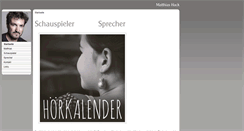 Desktop Screenshot of matthiashack.com